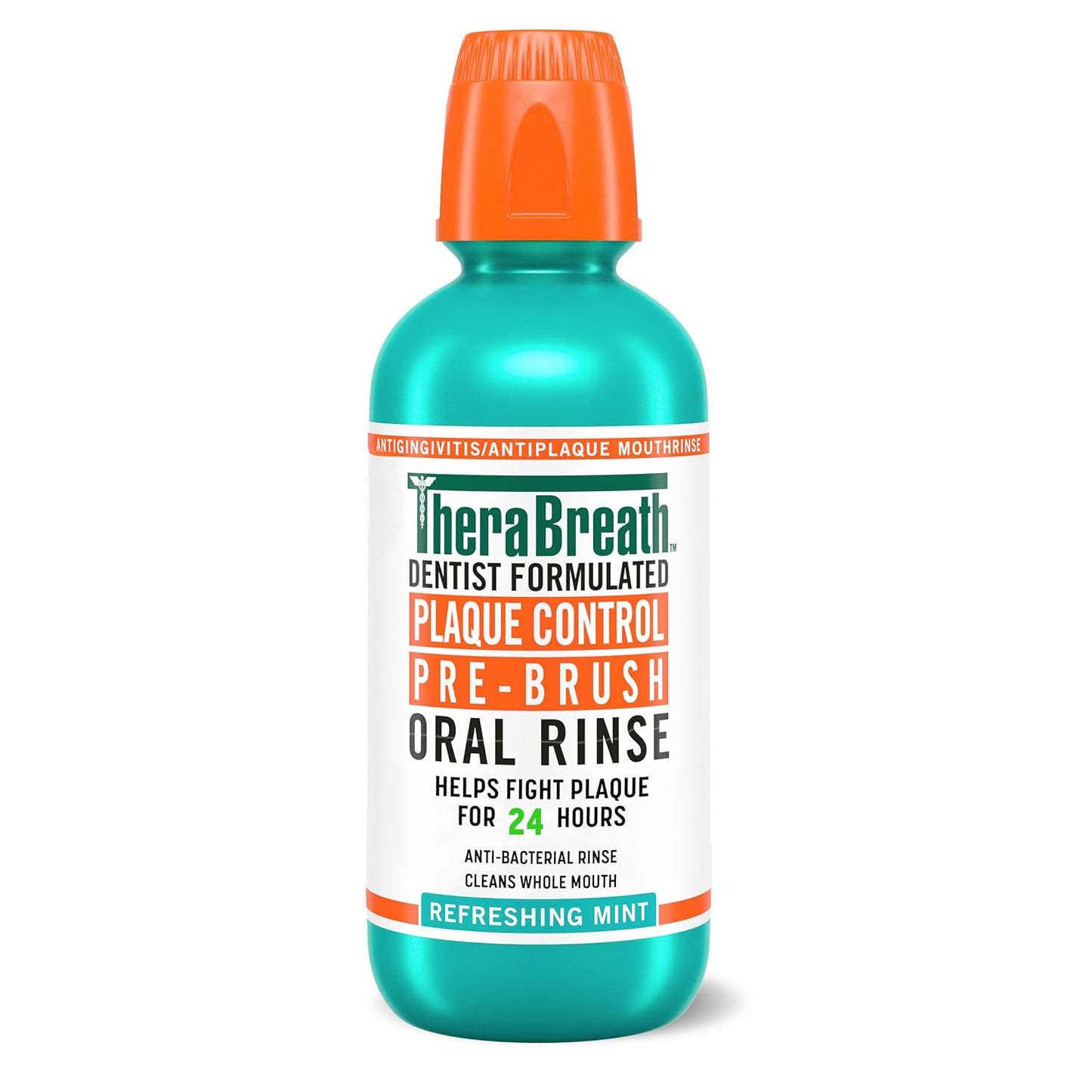 Plaque Control Pre-Brush Oral Rinse - Refreshing Mint Flavor