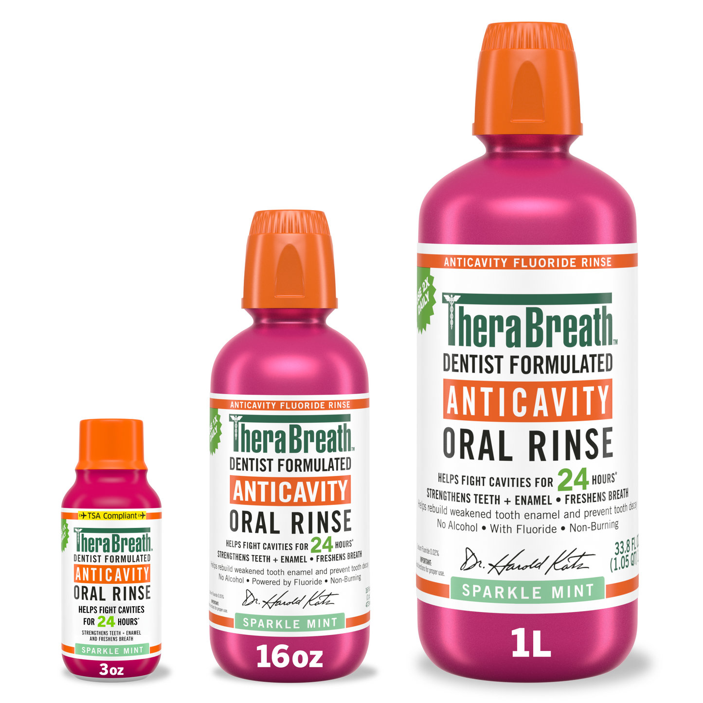 Anticavity Oral Rinse - Sparkle Mint