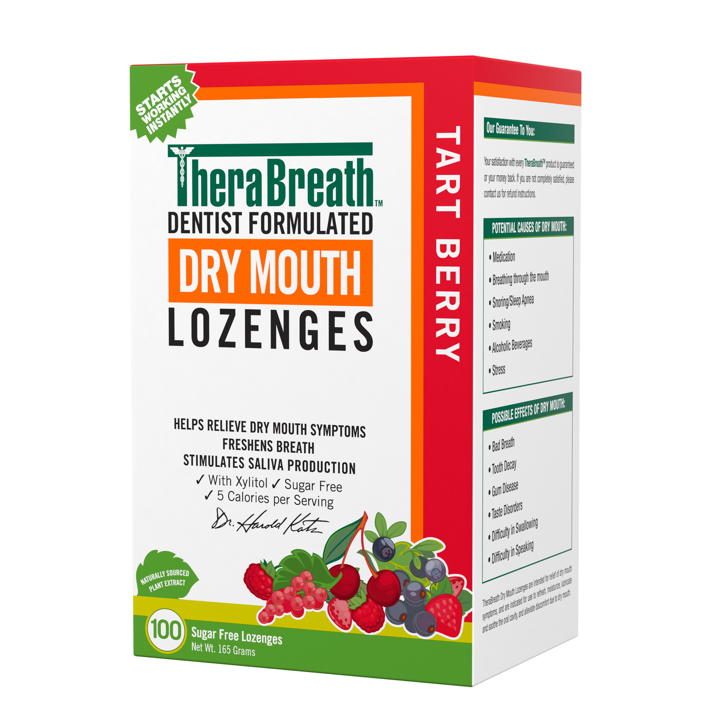 Dry Mouth Lozenges - Tart Berry