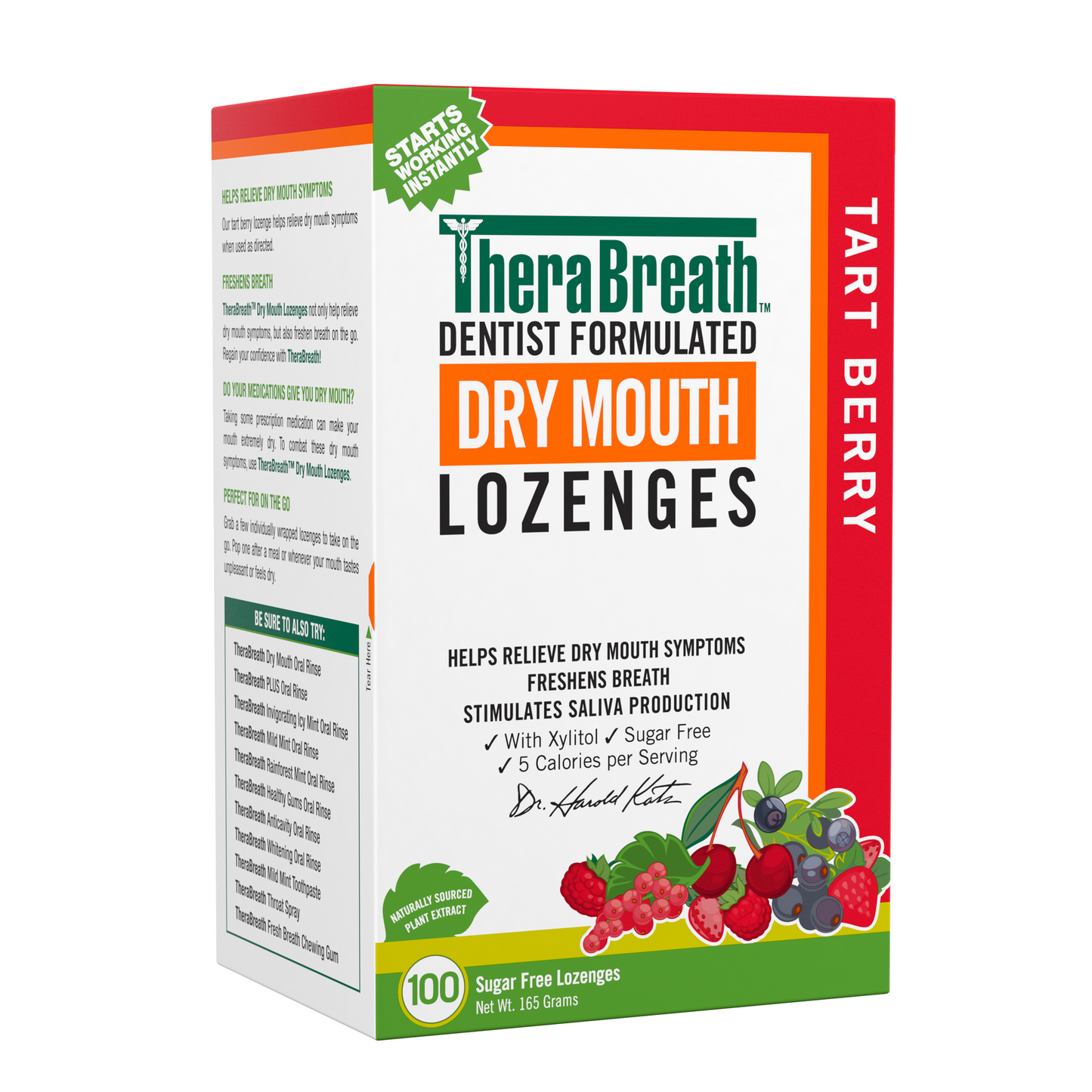 Dry Mouth Lozenges - Tart Berry