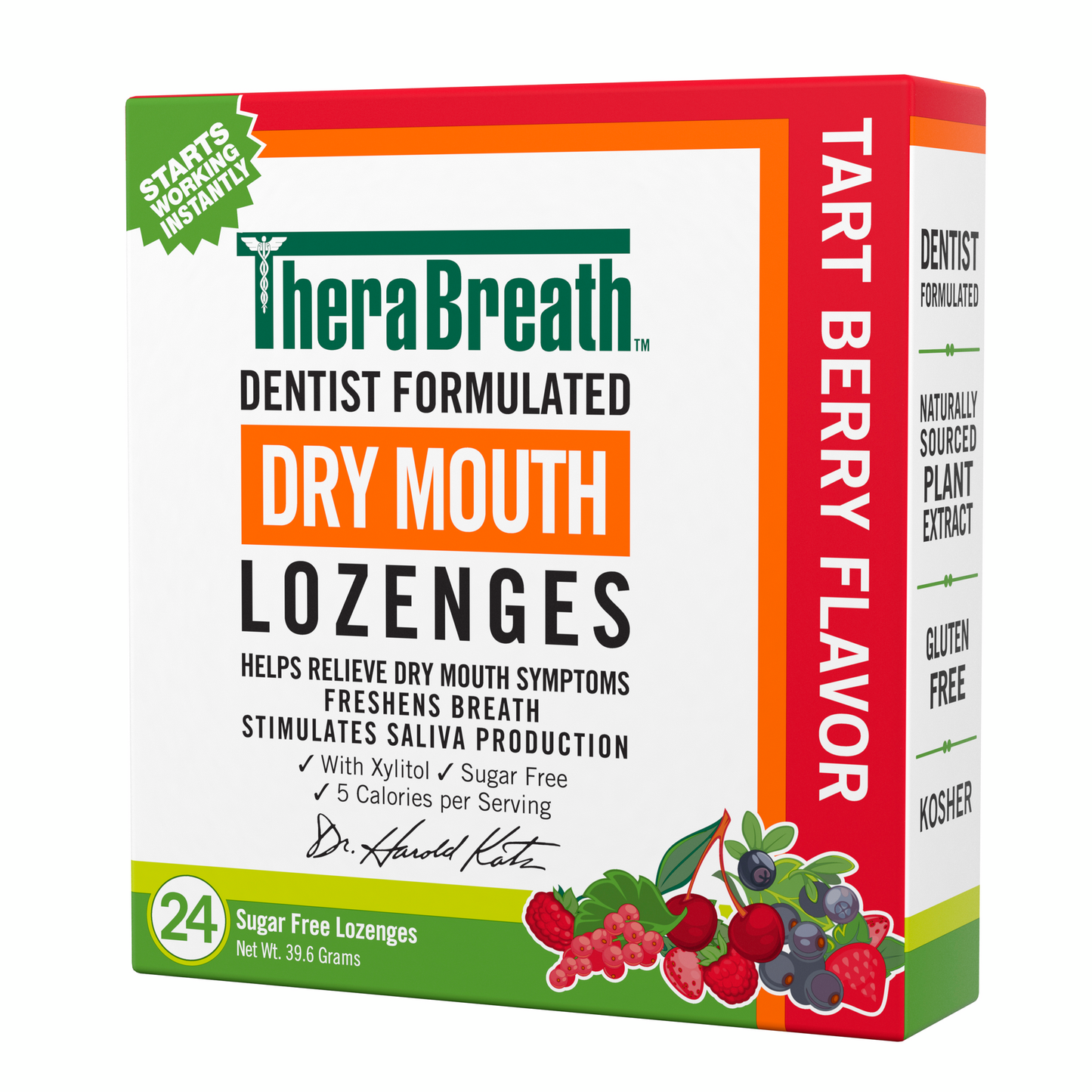 Dry Mouth Lozenges - Tart Berry