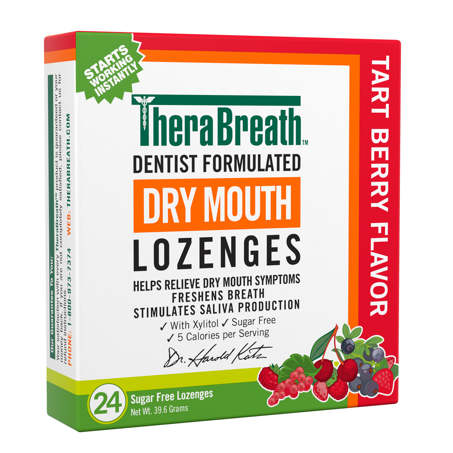 Dry Mouth Lozenges - Tart Berry