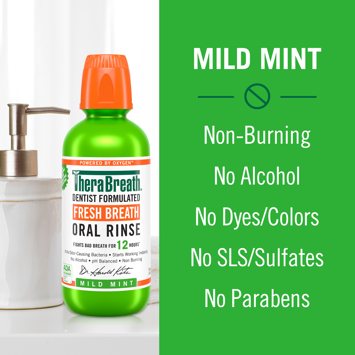 Fresh Breath Oral Rinse - Mild Mint