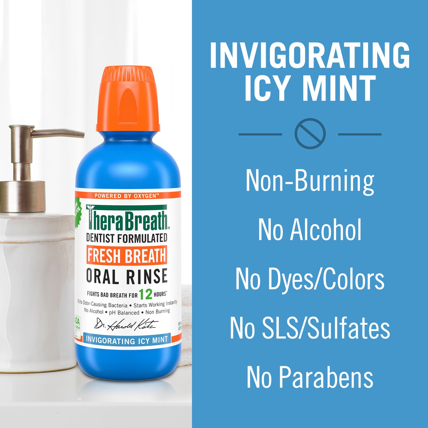 Fresh Breath Oral Rinse - Invigorating Icy Mint