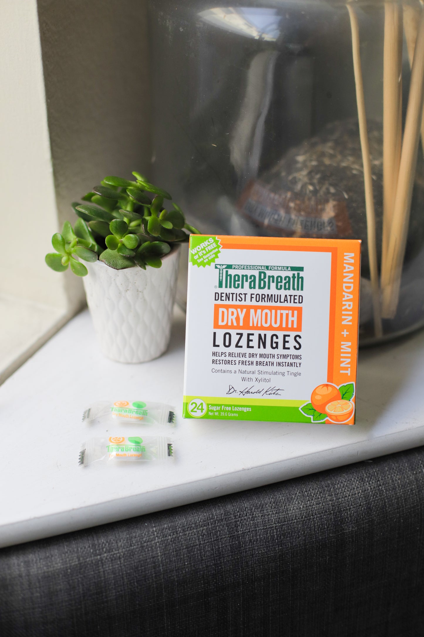 Dry Mouth Lozenges - Mandarin Mint