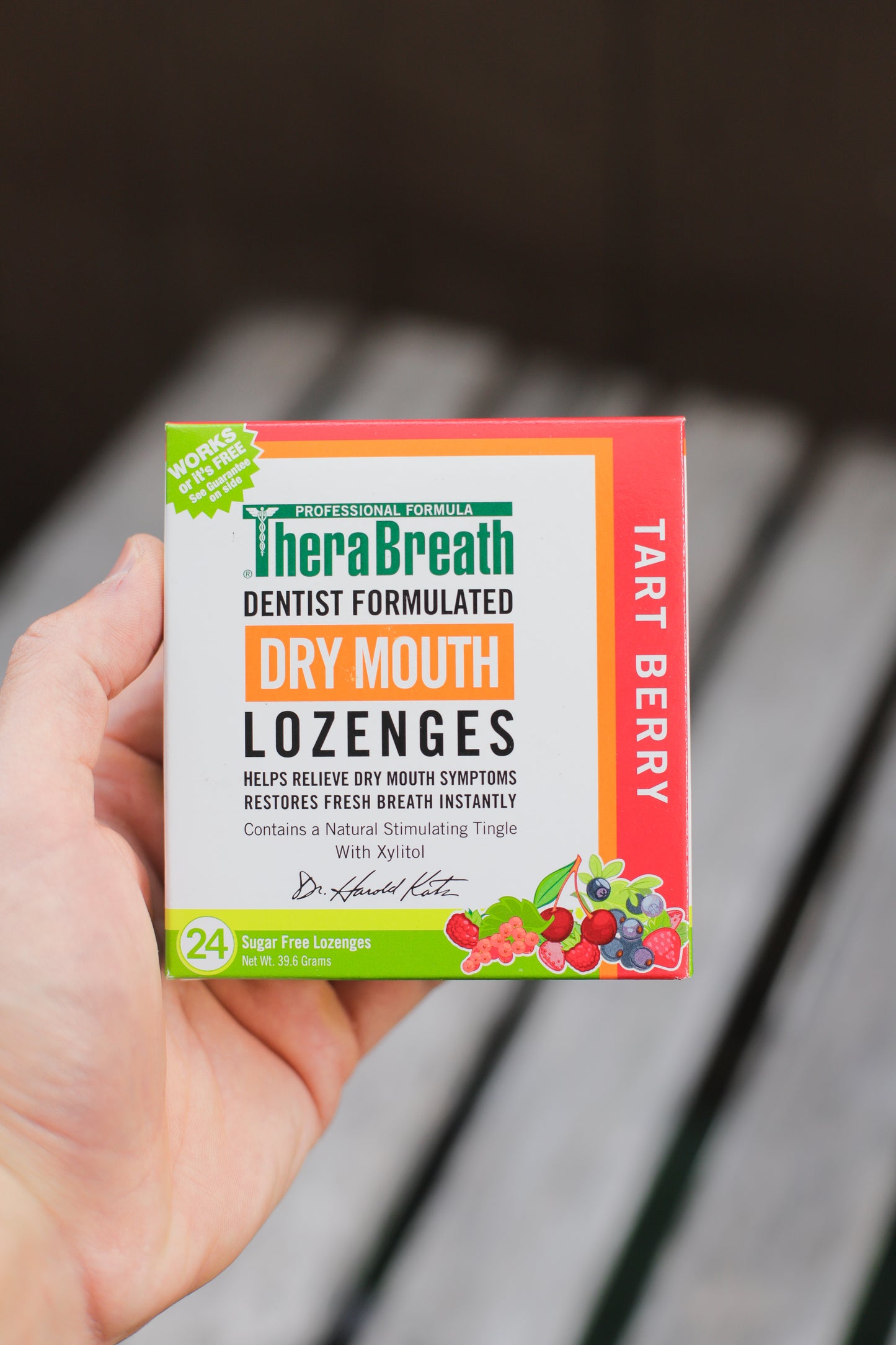 Dry Mouth Lozenges - Tart Berry