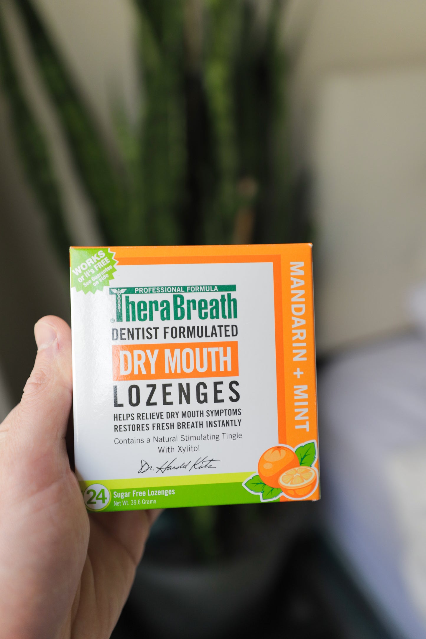 Dry Mouth Lozenges - Mandarin Mint