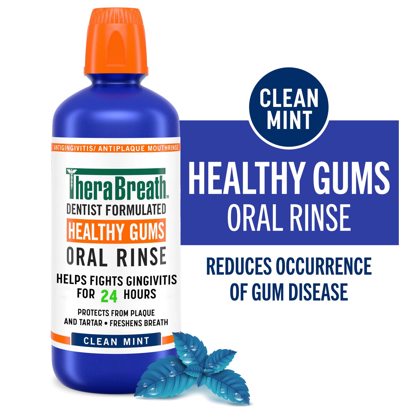 Healthy Gums Oral Rinse w/ Added CPC - Clean Mint